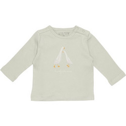 Little Dutch Μπλουζάκι μακρυμάνικο Little Goose Lovely Memories Olive