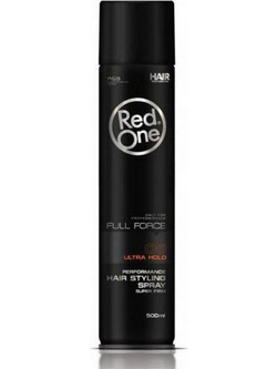 Red One Barber Ultra Hold Laque Λακ Μαλλιών Πολύ Δυνατό Κράτημα 500ml