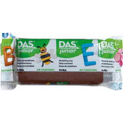 Πηλός πολυμερικός Das Junior καφέ 100gr (000349306)