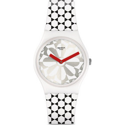 Swatch Γυναικείο Ρολόι με Πολύχρωμο Καουτσούκ Λουράκι GW186