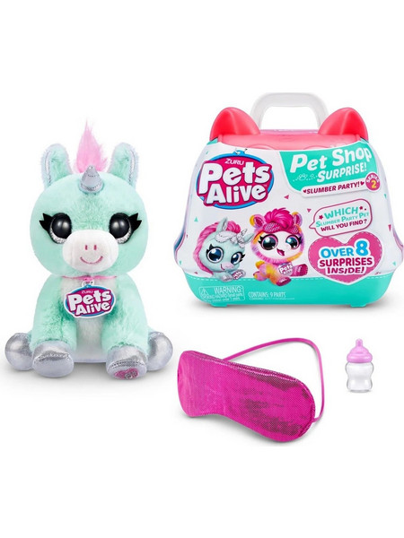 Zuru Pets Alive Βαλιτσάκι Pet Shop Surprise Slumber Party Σειρα 2