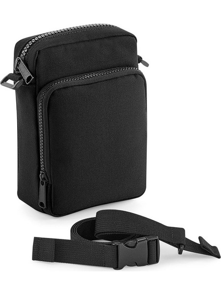 BagBase BG241 ModulR 1 Litre Multipocket Ανδρική Τσάντα Μαύρη