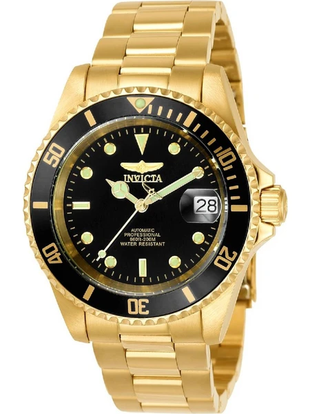 Real gold invicta discount watch