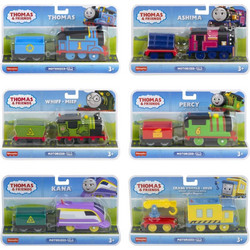 Fisher-Price Thomas & Friends Trackmaster Μηχανοκίνητα Τρενά με Βαγόνι 7 Σχέδια HFX96