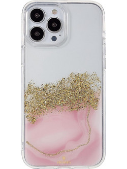DFANS DESIGN Dua Color Starlight Shining Θήκη Σιλικόνης Apple iPhone 13 Pro Ροζ