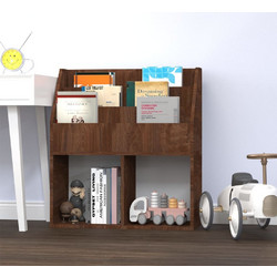 vidaXL Παιδικό Ράφι Περιοδικών Καφέ Δρυς 71x30x78,5 εκ. Επεξεργ. ξύλο 339528