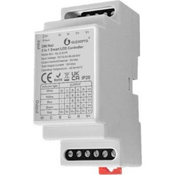 Gledopto GL-C-011P, Zigbee Pro 5-in-1 LED controller (Zigbee+RF) 12V-54V DC, DIN-rail compatible