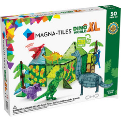 Magna-Tiles Dino World XL Μαγνητικά Πλακίδια Σετ 50τμχ