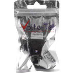 VOLTE-TEL ΑΝΤΑΠΤΟΡΑΣ RJ45 (ΘΗΛΥΚΟ) 8P8C ΣΕ ΚΛΕΜΑ ΜΕ ΚΟΥΜΠΙ 8 ΑΚΡΟΔΕΚΤΩΝ