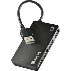 NGS IHUB4 Tiny USB Hub 2.0 USB-A με 4 Θύρες USB-A