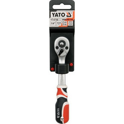 Yato - Καστάνια 72 Δοντιών με Καρέ 1/4" Μήκους 15.5εκ. 20000730