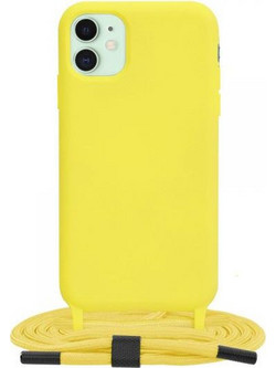 Θήκη κινητού Techsuit Crossbody Lanyard for iPhone 11 Yellow