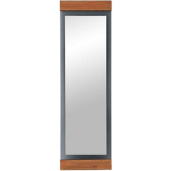Καθρέπτης Δαπέδου - Τοίχου Murano 552NOS2328 50x3x170cm Oak Aberto Design Μέταλλο,Γυαλί