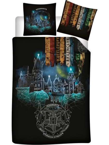 HARRY POTTER - Hogwarts - Duvet Cover 140x200cm - '100% microfiber'