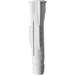 Ούπα Με Ροδέλα Λευκό 8mm X 52mm 100τεμ Hard Plast