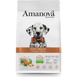 Amanova Puppy Medium Low Grain with Exquisite Chicken 2kg