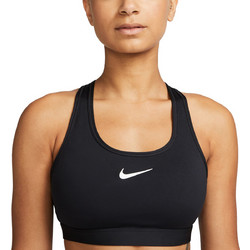 Nike Swoosh Bra Αθλητικό Μπουστάκι με Μέτρια Στήριξη Μαύρο DX6821-010