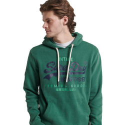 Superdry Ανδρικό Αθλητικό Φούτερ με Κουκούλα Πράσινο M2013126A-GCI