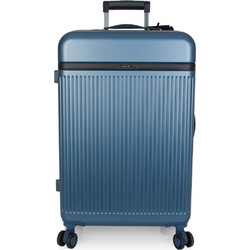 March Brenner Βαλίτσα Μεσαία 69x44x24cm με 4 Ρόδες Μπλε