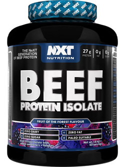 NXT Nutrition Beef Isolate Fruit Of the Forest Πρωτεΐνη Γράμμωσης Χωρίς Λακτόζη & Γλουτένη 1.8kg
