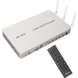 SFX HDVW05 Video Wall 5x9 Processor 4K 9 Channel HDMI Support 4K60Hz Input 1080P Output 180 Rotatable