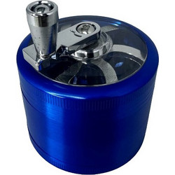 ΤΡΙΦΤΗΣ-GRINDER ΜΕΤΑΛΛΙΚΟΣ ΜΕ ΜΥΛΟ 45 Χ 55mm 3 ΘΕΣΕΩΝ ΜΠΛΕ