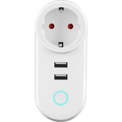 TUYA Έξυπνη υποδοχή Wi-Fi με διπλή θύρα USB