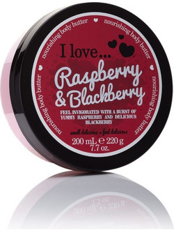 I Love Cosmetics Raspberry & Blackberry Ενυδατικό Butter Σώματος 200ml