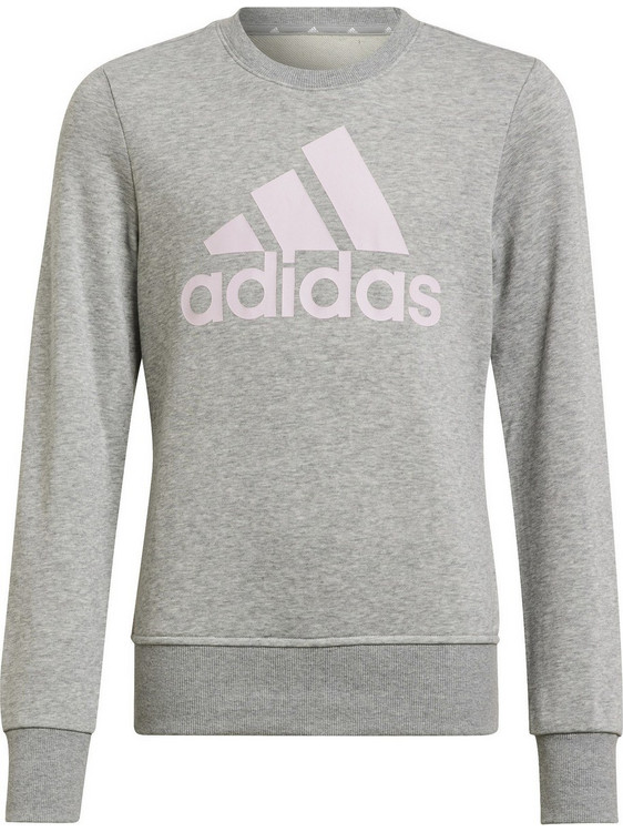 Adidas Essentials Logo Παιδικό Φούτερ Γκρι HM8706
