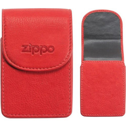 Leather Red Cigarette Case Zippo 2005407