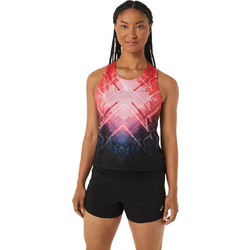 ASICS Marathon Tank Γυναικείο Αθλητικό T-Shirt Πολύχρωμο 2012C802-708