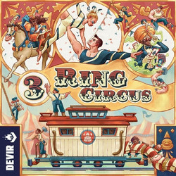 Devir Games 3 Ring Circus Επιτραπέζιο Παιχνίδι για 12+ Ετών για 1-4 Παίκτες