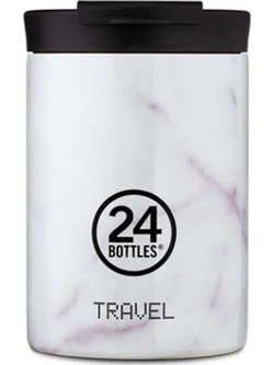 24Bottles Travel Tumbler Carrara 350ml