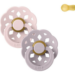 BIBS Boheme Πιπίλες Καουτσούκ 6m+ Blossom Dusky Lilac 2τμχ