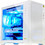 Armaggeddon Tessaraxx Core 13 Air White Gaming Full Tower Κουτί Υπολογιστή με Πλαϊνό Παράθυρο