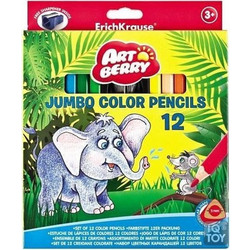 ErichKrause Art Berry Jumbo Ξυλομπογιές Σετ 12τμχ 32474