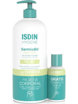 Isdin Germisdin Aloe Vera Antiseptic Shower Gel 1lt +100ml