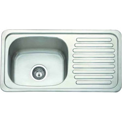 Gloria Micro Ένθετος Νεροχύτης Inox Αντιστρεφόμενος Σατινέ 75X 43x20cm