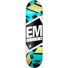 EMillion Skate Deck Fibertech Deck Vivid II 31.5 X 8.0 Multi