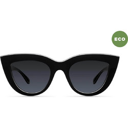 Meller Karoo All Black Γυναικεία Γυαλιά Ηλίου Cat Eye Κοκάλινα Μαύρα με Μαύρο Polarized Φακό