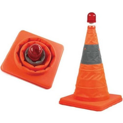 ΠΤΥΣΣΟΜΕΝΟΣ ΚΩΝΟΣ ΑΣΦΑΛΕΙΑΣ 61cm ΜΕ ΦΩΣ