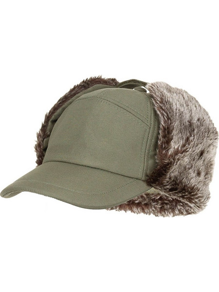Καπέλο Με Γούνα Winter Cap Trapper Χακί