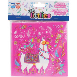 390337 ΧΑΡΤΟΠΕΤΣΕΤΕΣ ΠΑΡΤΥ THE LITTLIES ΛΑΜΑ 33X33 ΕΚ. 20 ΤΜΧ. ΣΕΤ 6 ΤMX (ΣΕΤ 6 ΤΕΜΑΧΙΩΝ)