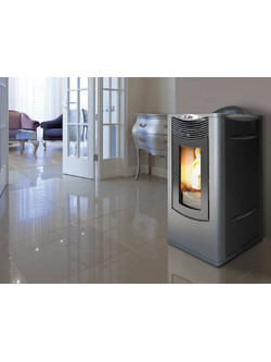 Kalor Marta Idro White Σόμπα Pellet Καλοριφέρ Αερόθερμη 19.4kW