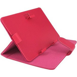 Folding Leather Case Cover for 7'' Android Tablet Deep Pink
