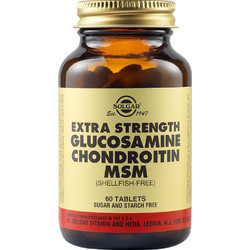 Solgar Extra Strength Glucosamine Chondroitin MSM 60 Ταμπλέτες