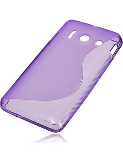 Huawei Ascend Y300 Gel TPU Case S-Line Purple OEM
