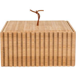 ΚΟΥΤΙ ΑΠΟΘΗΚΕΥΣΗΣ ΚΑΙ ΟΡΓΑΝΩΣΗΣ ΜΠΑΝΙΟΥ BAMBOO ESSENTIALS 15x15x7cm 02-13103