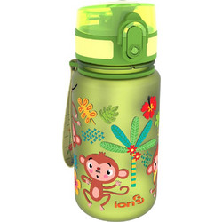 Ion8 Μαϊμού Παιδικό Μπουκάλι Πλαστικό BPA Free Lime 350ml