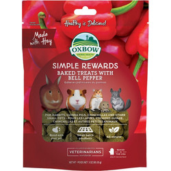 Oxbow Simple Rewards Baked Treats with Bell Pepper 56gr